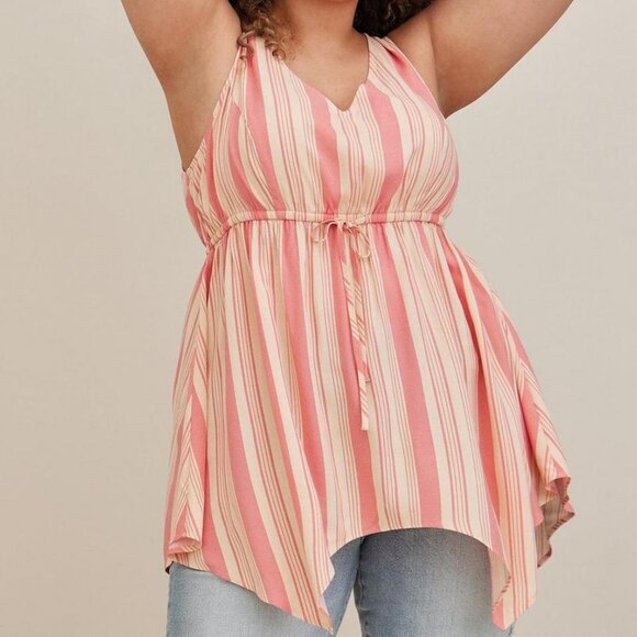 Torrid Sleeveless Tunic Length Summer Tank size 5X EUC - Picture 2 of 3